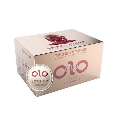 Bao cao su OLO 0.01 Gamma Formula - Kéo dài thời gian gân gai - Hộp 10 cái