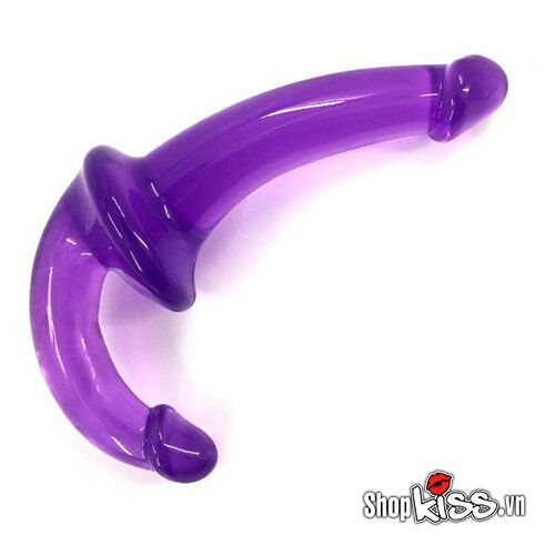 Dương vật silicone 2 đầu mềm mại dành cho cặp đôi đồng tính