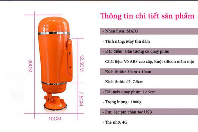 Máy thủ dâm có màn hình xem video USA