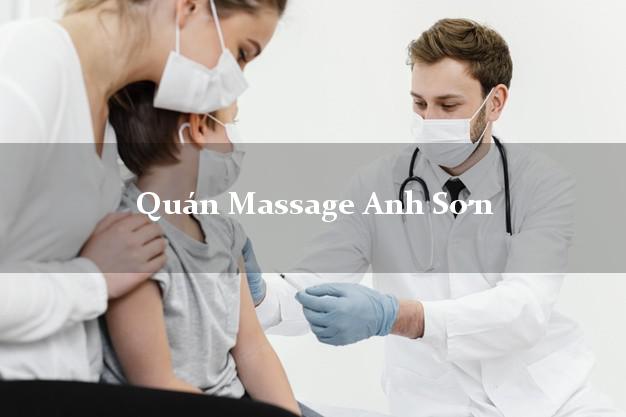 Quán Massage Anh Sơn Nghệ An chuyên nghiệp