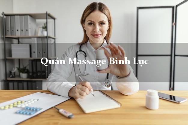 Quán Massage Bình Lục Hà Nam giá rẻ