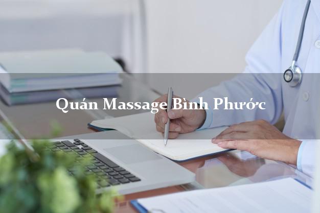 Quán Massage Bình Phước giá rẻ