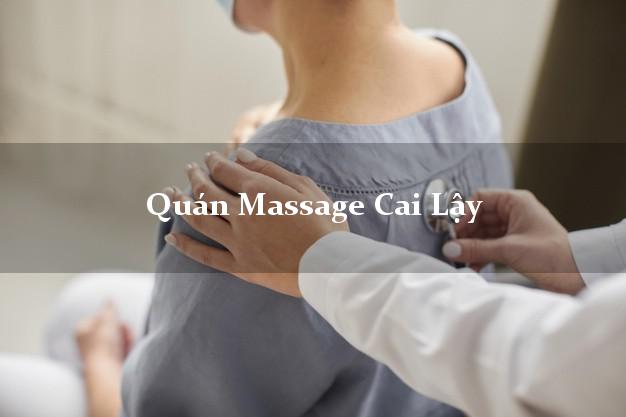 Quán Massage Cai Lậy Tiền Giang giá rẻ