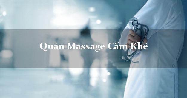 Quán Massage Cẩm Khê Phú Thọ chuyên nghiệp