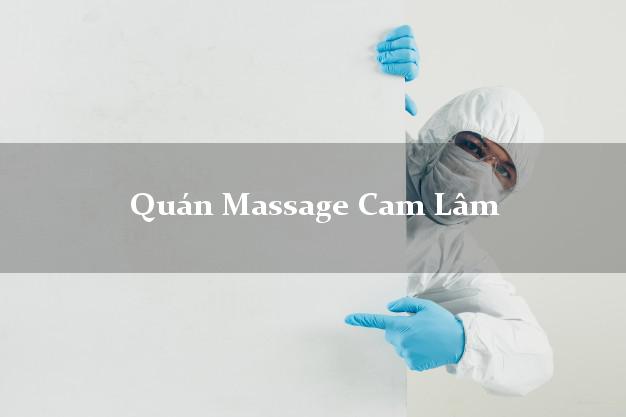 Quán Massage Cam Lâm Khánh Hòa giá rẻ