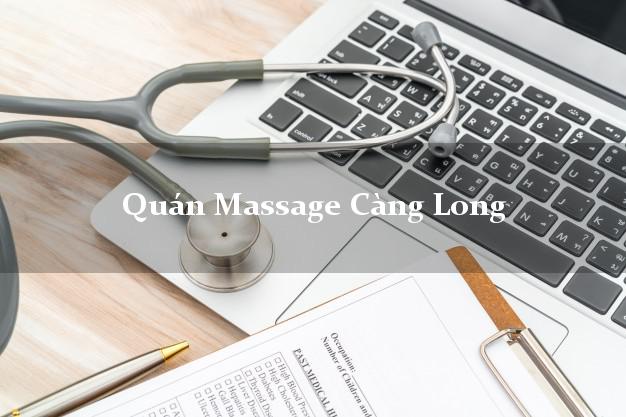 Quán Massage Càng Long Trà Vinh uy tín