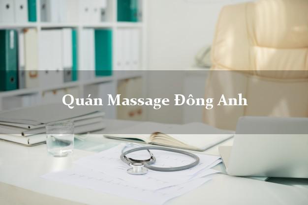 Quán Massage Đông Anh Hà Nội uy tín