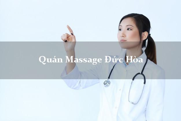 Quán Massage Đức Hòa Long An AZ