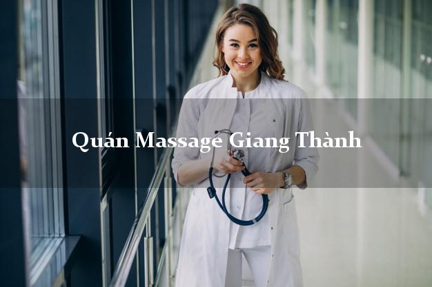 Quán Massage Giang Thành Kiên Giang giá rẻ