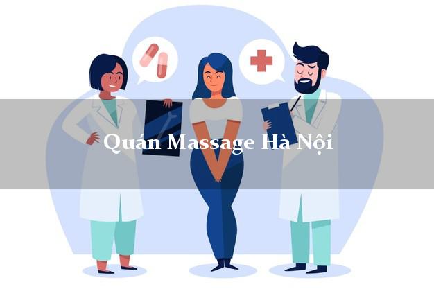 Quán Massage Hà Nội tốt nhất