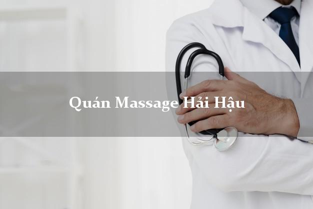 Quán Massage Hải Hậu Nam Định tốt nhất