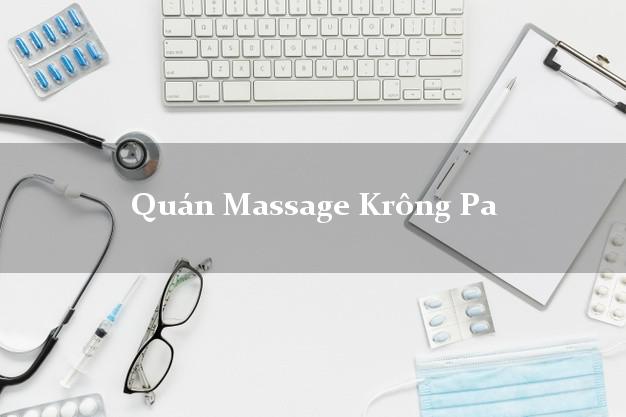 Quán Massage Krông Pa Gia Lai A - Z