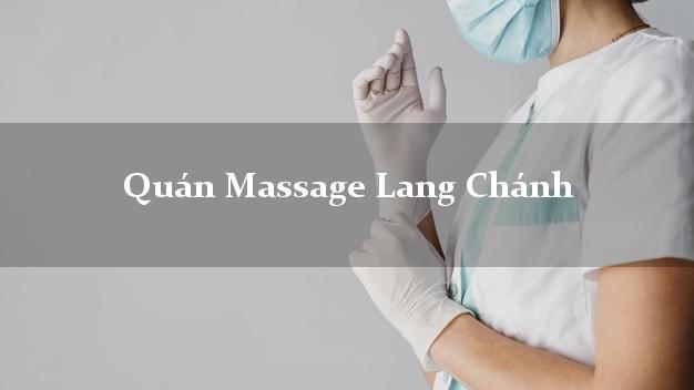 Quán Massage Lang Chánh Thanh Hóa A - Z