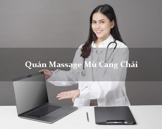 Quán Massage Mù Cang Chải Yên Bái chuyên nghiệp