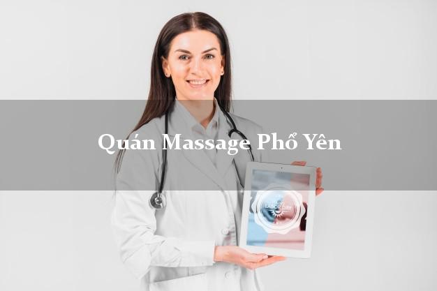 Quán Massage Phổ Yên Thái Nguyên A - Z