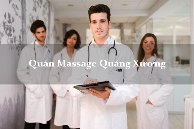 Quán Massage Quảng Xương Thanh Hóa uy tín