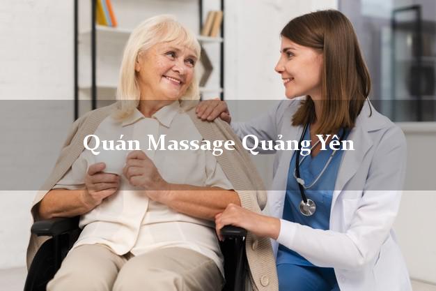 Quán Massage Quảng Yên Quảng Ninh giá rẻ