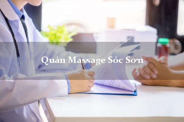 Quán Massage Sóc Sơn Hà Nội A - Z