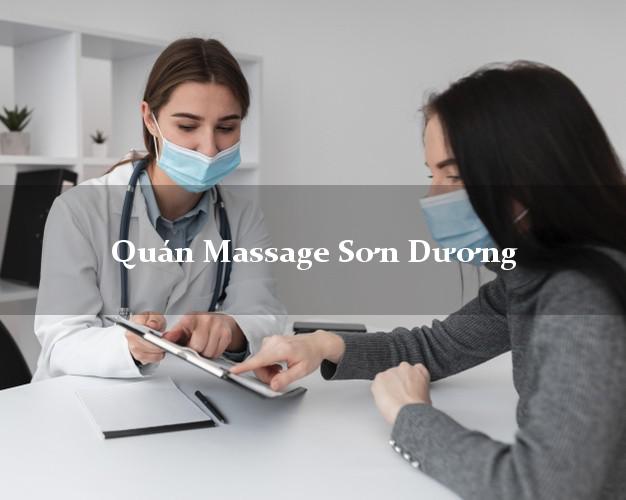 Quán Massage Sơn Dương Tuyên Quang chuyên nghiệp