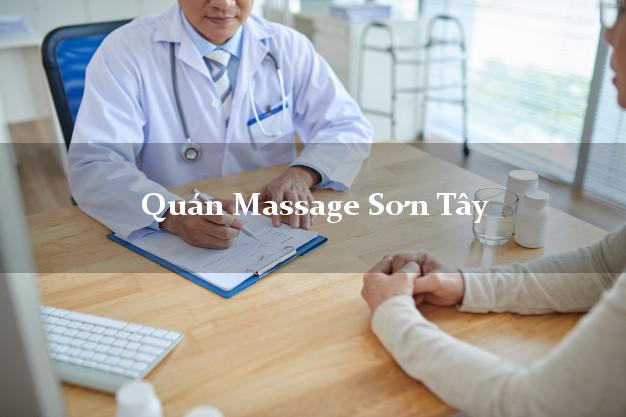 Quán Massage Sơn Tây Hà Nội giá rẻ