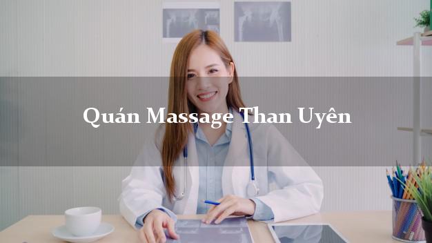 Quán Massage Than Uyên Lai Châu tốt nhất