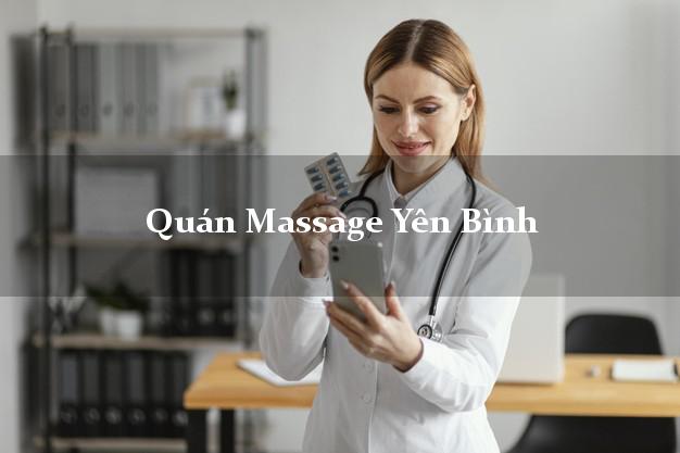 Quán Massage Yên Bình Yên Bái uy tín