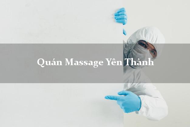 Quán Massage Yên Thành Nghệ An tốt nhất